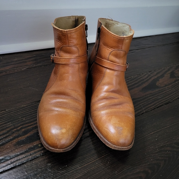 Vintage Hanover Shoe Leather Boots - Picture 3 of 13